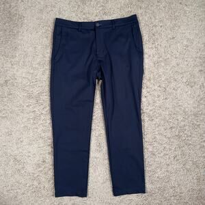 Twillory Chino Pants Blue Performance Golf Mens Fits 34x30 (34x26) Tailored Fit